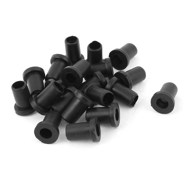 20pcs 14mmx5mm Rubber Strain Relief Cord Boot Protector for Aviation Connector